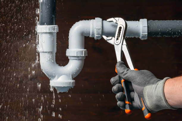 Professional Sewer Line Repair technician working in Nutting Lake, MA